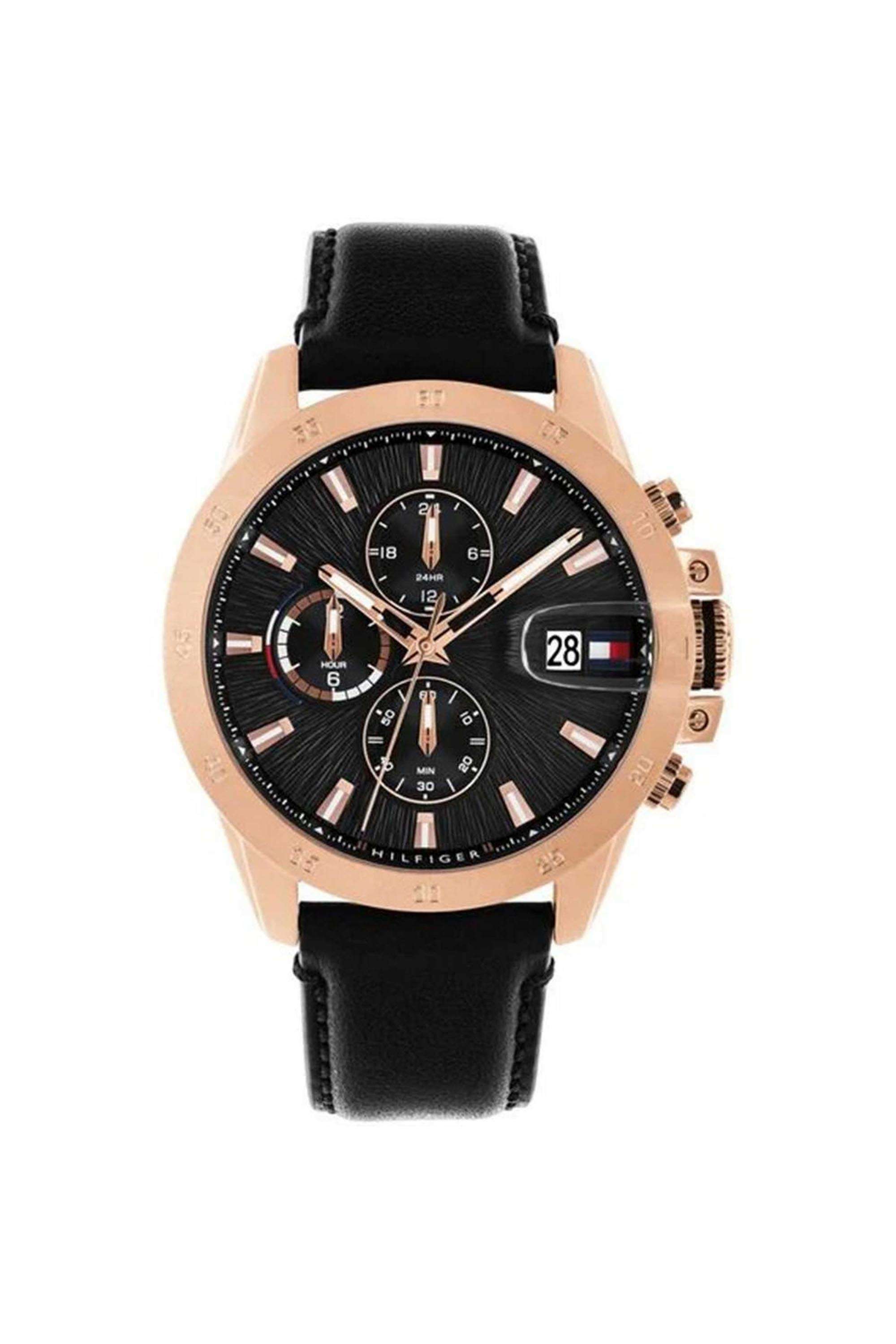 Jameson-43-mm-Black-Dial-Leather-Analogue-Watch-For-Men---TH1792194