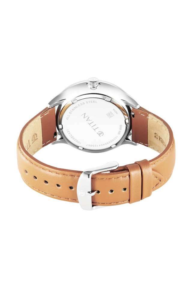 Timeless-Treasures-42.4x10-mm-Green-Dial-Leather-Analogue-Wrist-Watch-For-Men---10023SL01