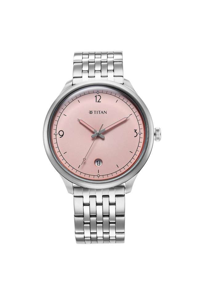 Timeless-Treasures-42.4x10-mm-Green-Dial-Stainless-Steel-Analogue-Wrist-Watch-For-Men---10023SM01