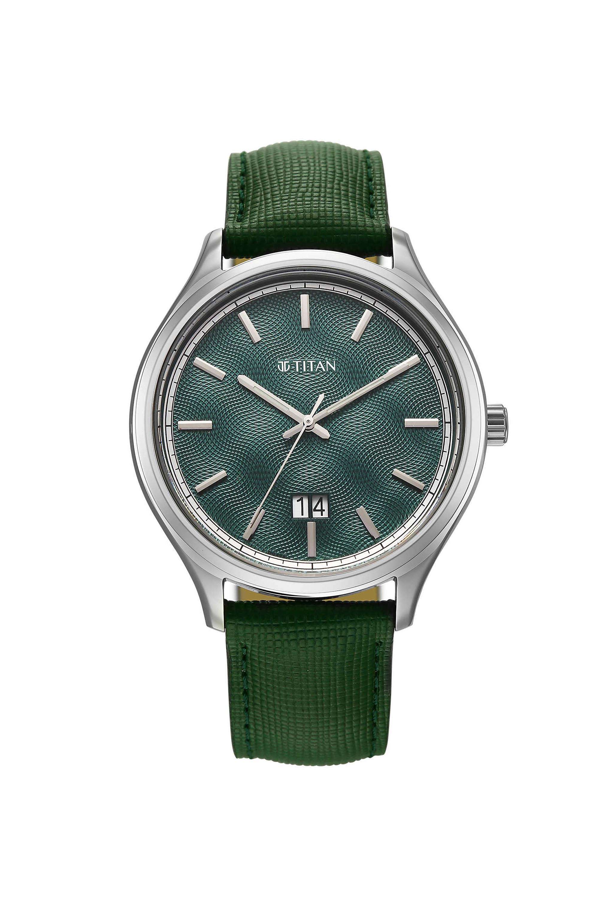 Palette-Of-Time-2.0-48.30x8.95x42-mm-Green-Dial-Stainless-Steel-Analogue-Watch-For-Men---10033SL03