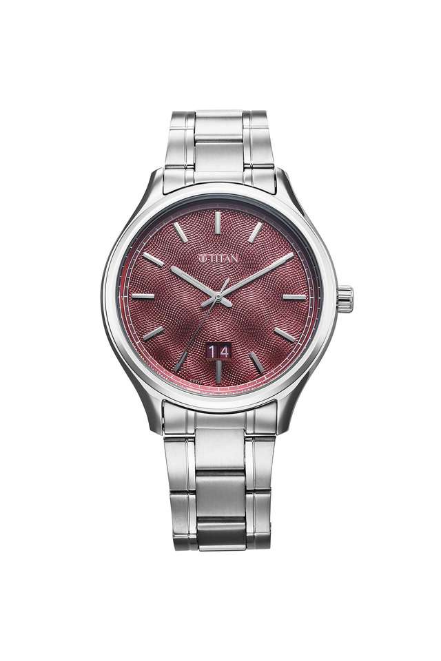 Palette-Of-Time-48.30x8.95x42-mm-Brown-Dial-Stainless-Steel-Analogue-Wrist-Watch-for-Men---10033SM02