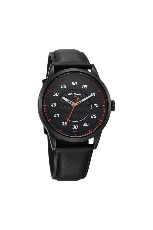 Buy Titan NoColour Octane Phoenix 49.5x9.90x42 mm Black Dial