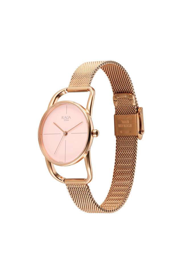 Raga-Chic-IV-45-mm-Pink-Dial-Metal-Analogue-Watch-For-Women---2696WM01