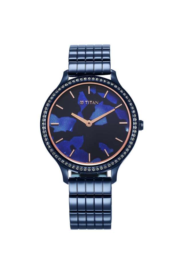 Purple-Secluded-43.70x7.60x37-mm-Blue-Dial-Stainless-Steel-Analogue-Watch-for-Women---2711QM01