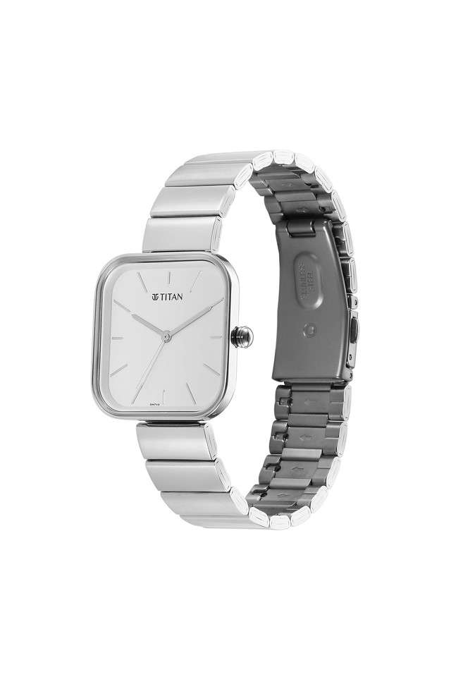 Purple-Stackables-30.6-x-6.7-x-30.6-mm-White-Dial-Stainless-Steel-Analogue-Watch-For-Women---2715SM01F