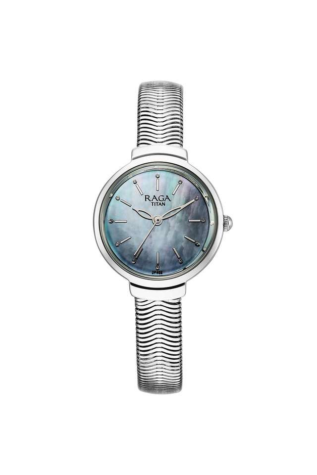 Raga-Viva-Glam-28-x-6.90-x-28-mm-Green-Dial-Stainless-Steel-Analogue-Wrist-Watch-for-Women---2737SM01