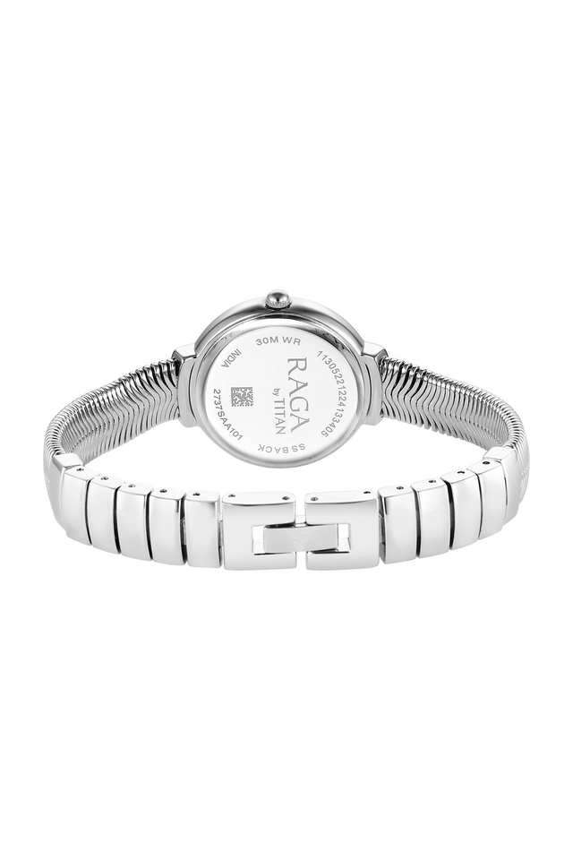 Raga-Viva-Glam-28-x-6.90-x-28-mm-Green-Dial-Stainless-Steel-Analogue-Wrist-Watch-for-Women---2737SM01