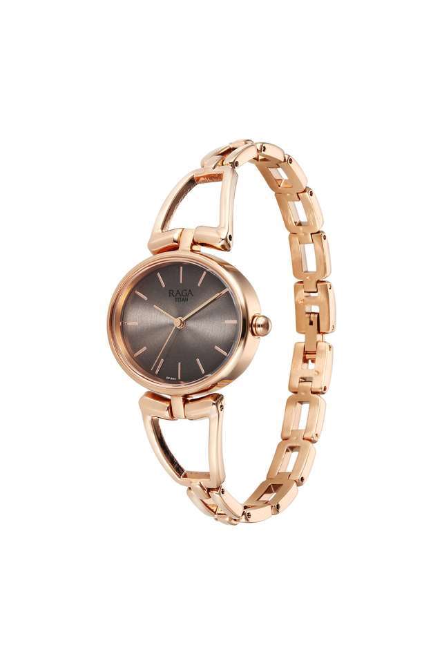Buy Titan NoColour Raga Ascend Quartz Brown Dial Brass Wrist Watch