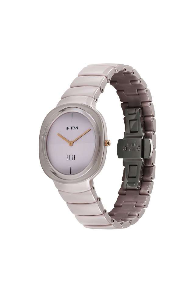 Edge-Squircle-40.90-x-4.45-x-34-mm-Beige-Dial-Ceramic-Analogue-Wrist-Watch-for-Women---2757QC03