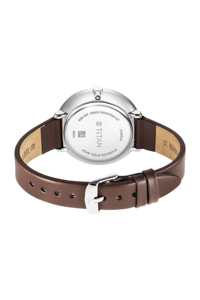Quartz-36.70x7.90x36-mm-Rose-Gold-Dial-Leather-Analogue-Watch-for-Women---2763SL01