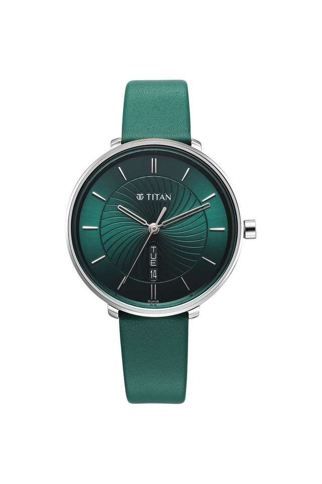 Quartz-36.70x7.90x36-mm-Green-Dial-Leather-Analogue-Watch-for-Women---2763SL02
