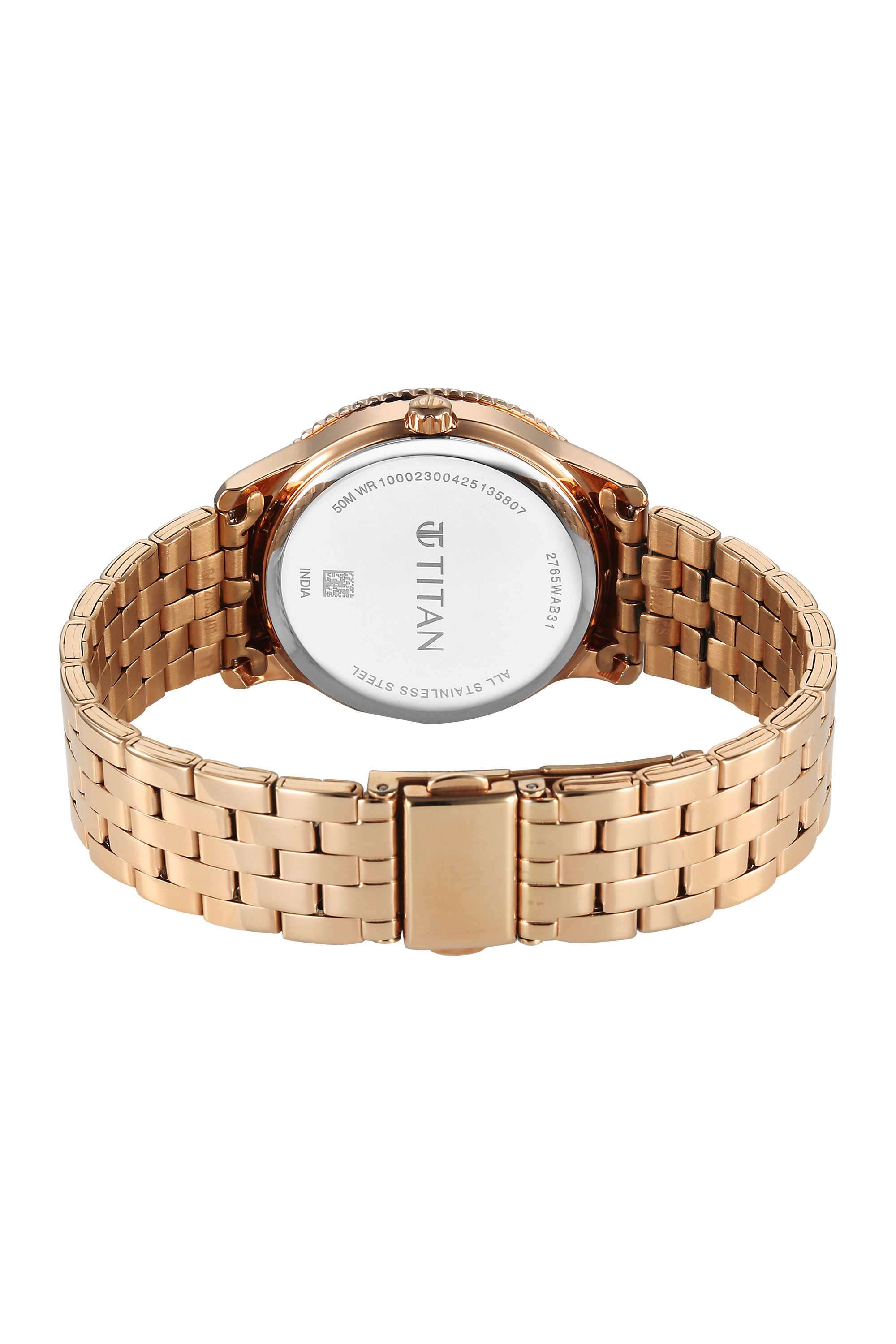 Light-Champagne-Dial-Analog-watch-for-Women