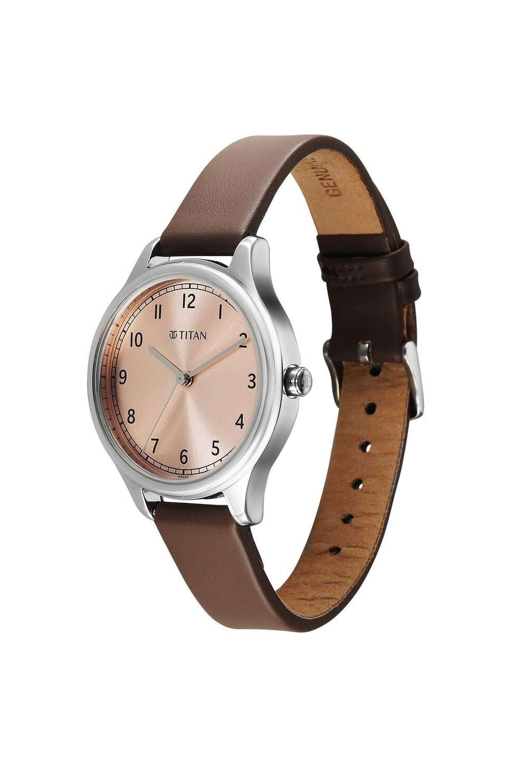 NEO-XI-40x7.25x33-mm-Rose-Gold-/-Copper-Dial-Leather-Analogue-Watch-For-Women---2781SL01