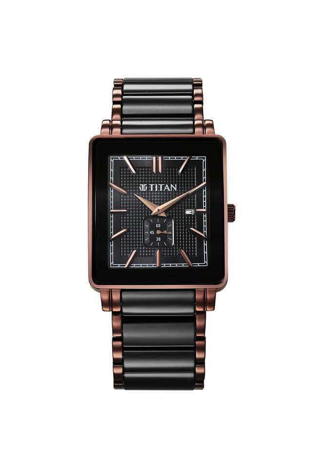 Regalia-Shaped-Ceramic-47.80-x-8.50-x-33.80-mm-Black-Dial-Steel-&-Ceramic-Analogue-Watch-For-Men---90013KD06