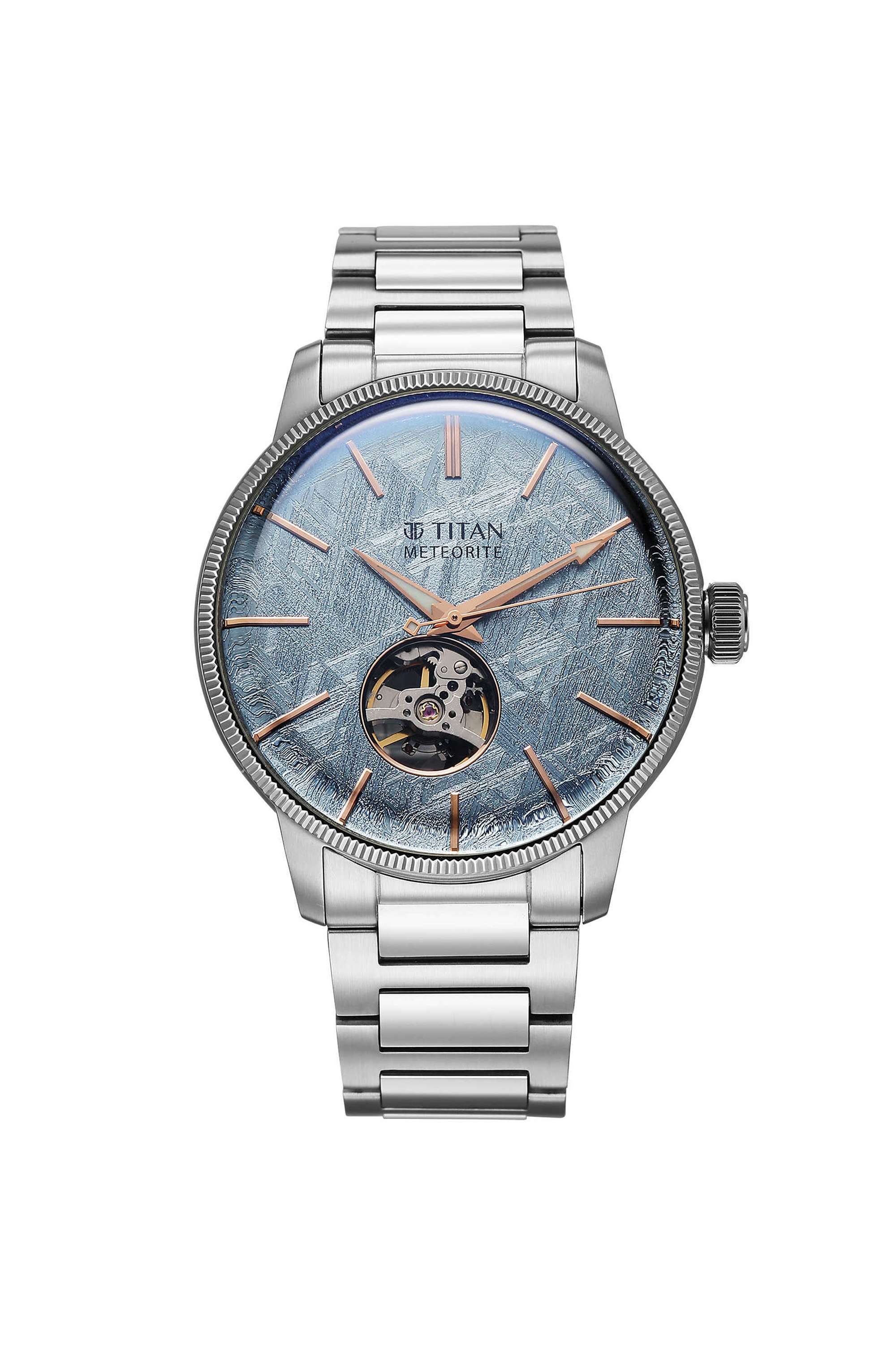 Meteorite-3.0-51x14.1x44-mm-Blue-Dial-Stainless-Steel-Analogue-Watch-For-Men---90110SM01