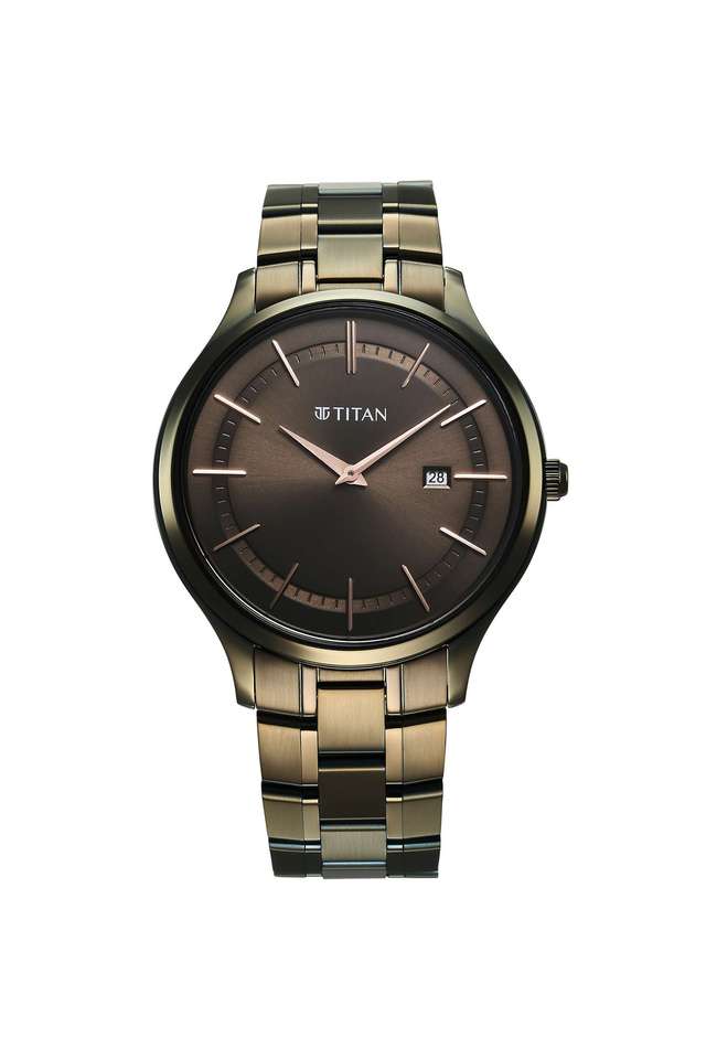 Classique-Slim-Upgrades-41x6.50-mm-Green-Dial-Stainless-Steel-Analogue-Watch-for-Men---90142QM07