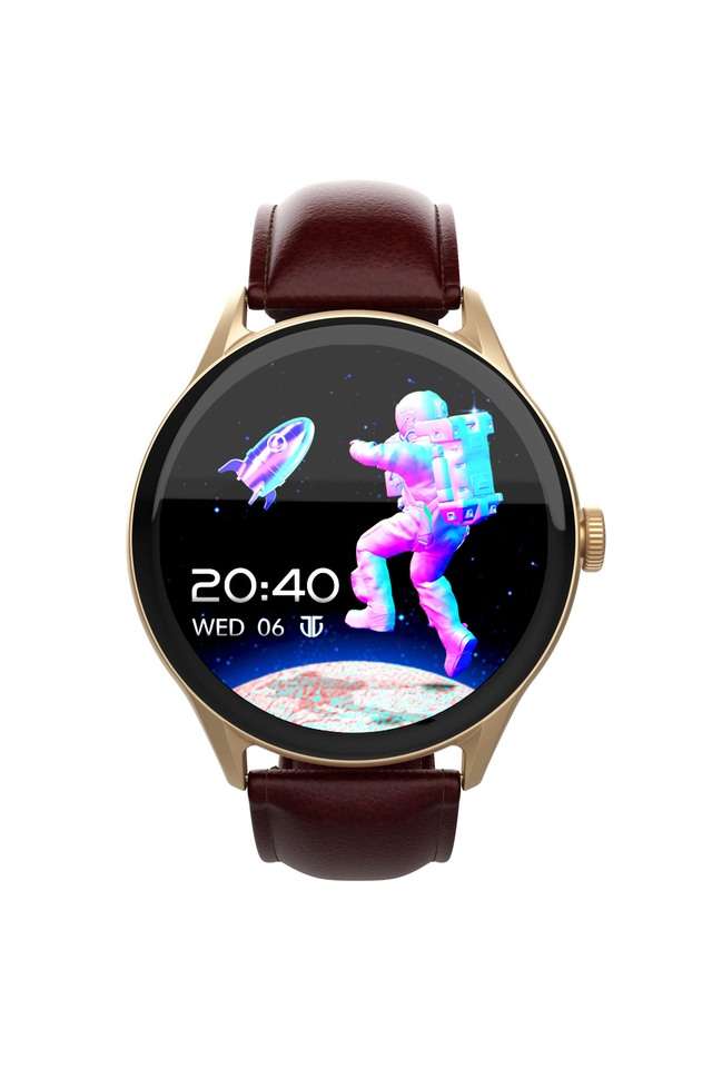 Evoke-46-MM-Leather-Smartwatch-For-Men---90172AL01