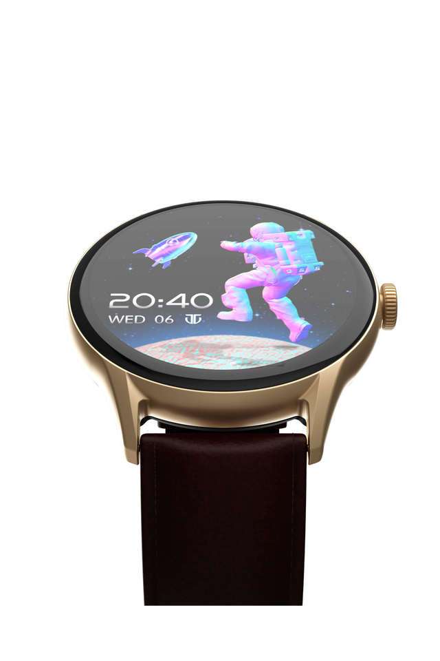 Evoke-46-MM-Leather-Smartwatch-For-Men---90172AL01