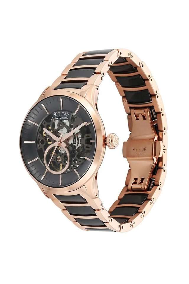 48-x-13.40-x-42.20-mm-Black-Dial-Stainless-Steel-&-Ceramic-Analogue-Watch-For-Men