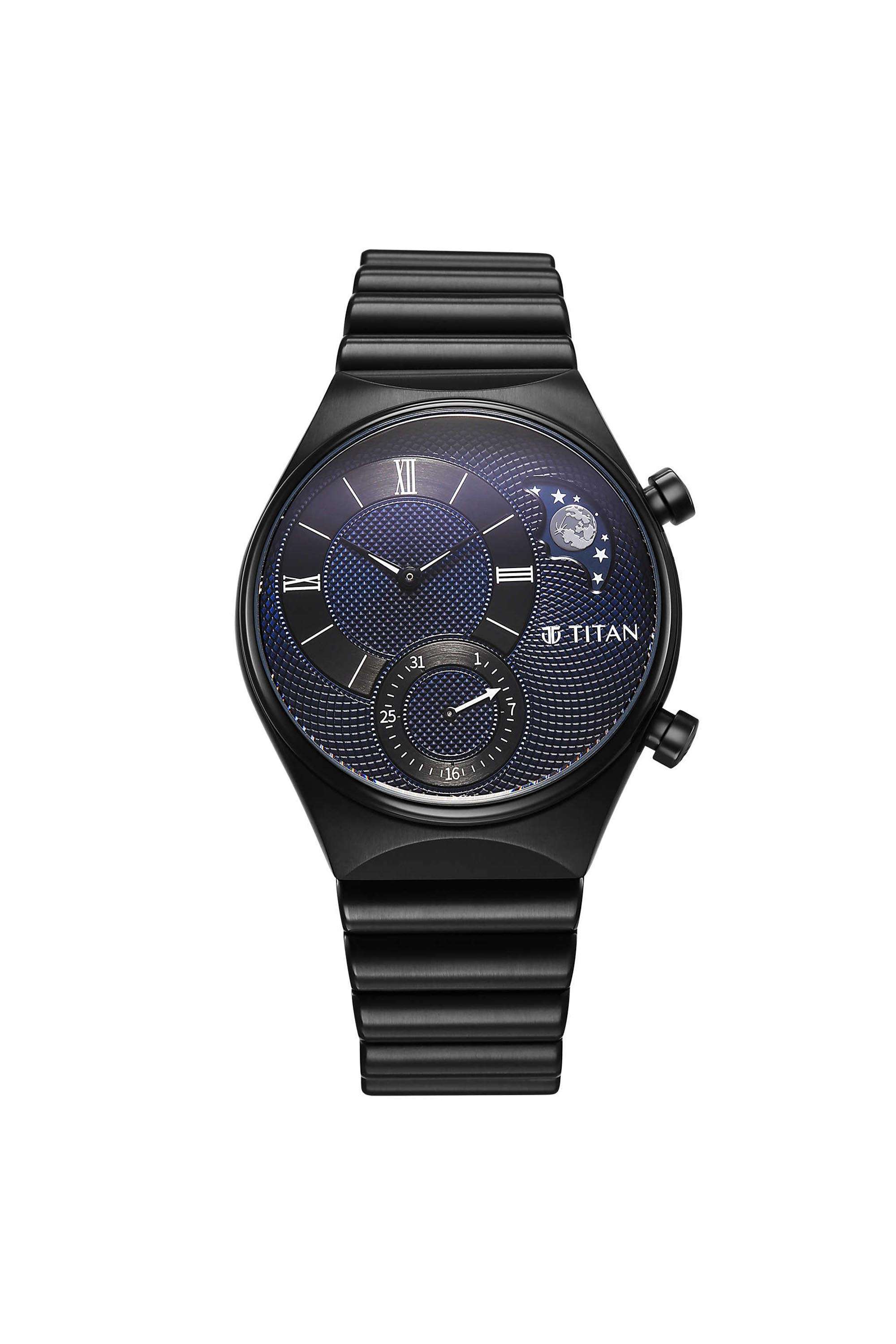 Classique-Micromotors-46x12.10x40-mm-Black-Dial-Stainless-Steel-Analogue-Wrist-Watch-for-Men---90181NM01