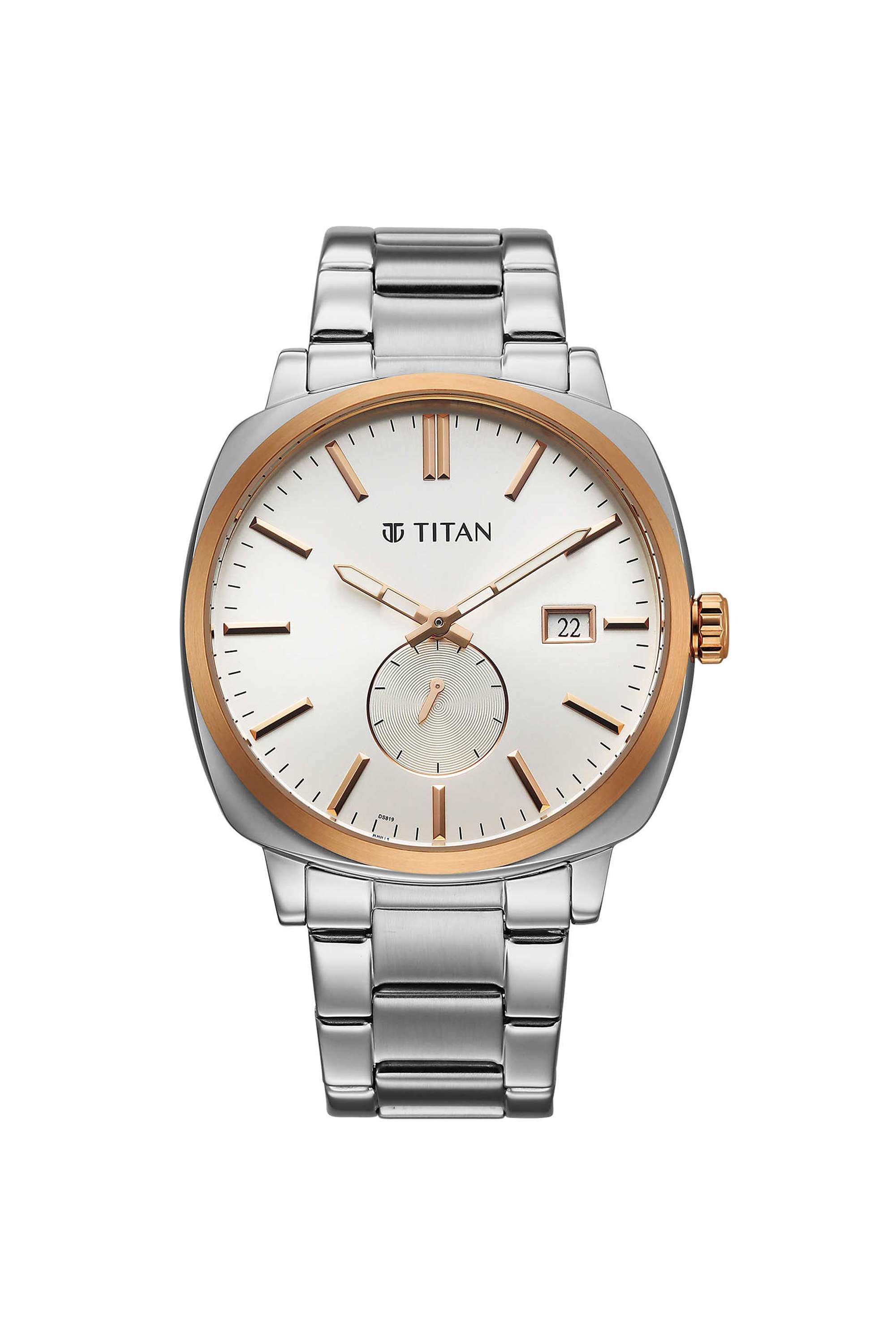 Suave-2.0-49-x-9-x-43-mm-Silver-Dial-Stainless-Steel-Analogue-Watch-For-Men---90189KM04
