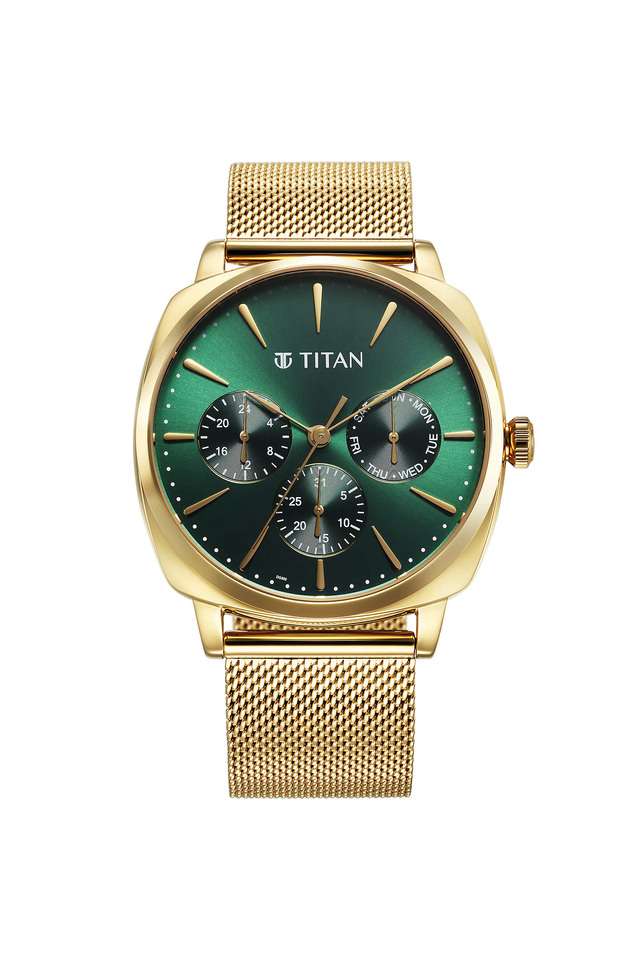 Classique-Suave-49-x-10.55-x-43-mm-Green-Dial-Stainless-Steel-Analogue-Watch-For-Men---90189YM01