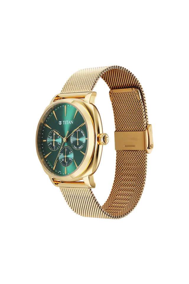 Classique-Suave-49-x-10.55-x-43-mm-Green-Dial-Stainless-Steel-Analogue-Watch-For-Men---90189YM01