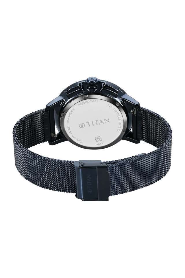 Light-Leathers-VII-42-x-11.85-mm-Blue-Dial-Metal-Multi-Function-Watch-For-Men---90200QM01