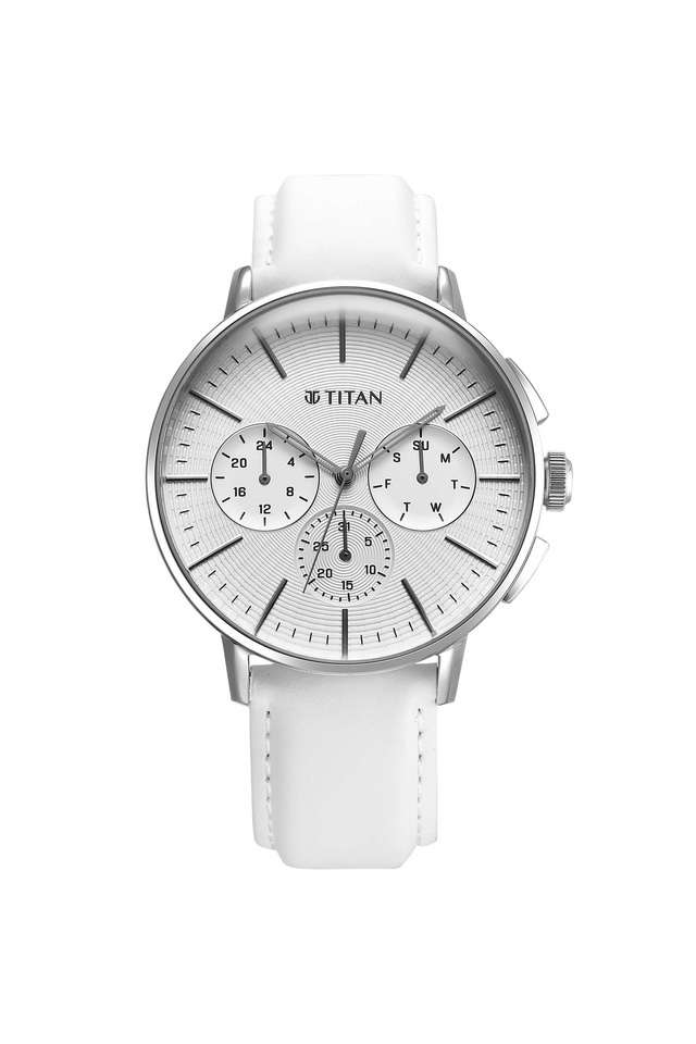 Light-Leathers-VII-42-x-11.85-mm-White-Dial-Leather-Multi-Function-Watch-For-Men---90200SL04