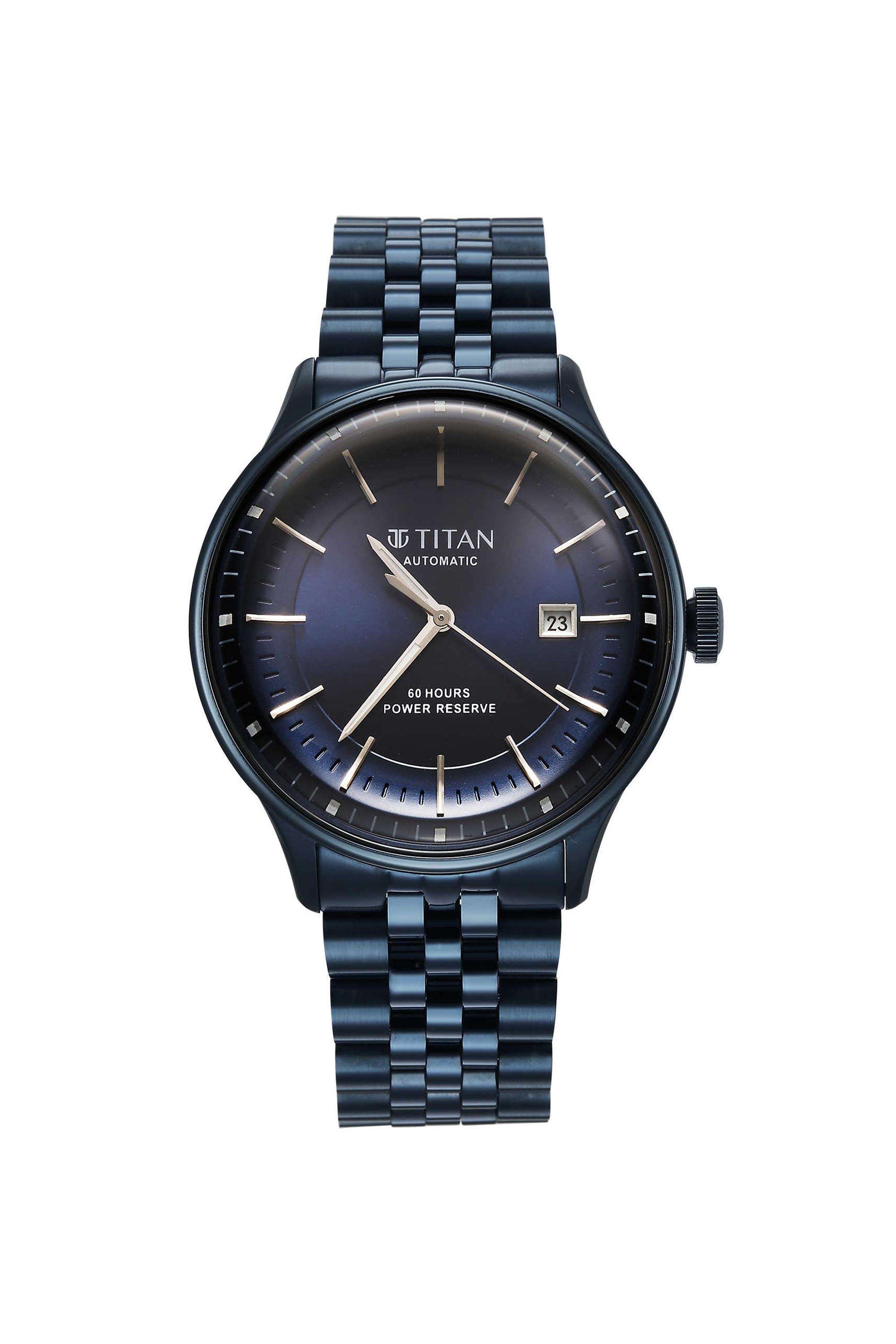 Automatic-Weekender-48x12.70x42-mm-Blue-Dial-Stainless-Steel-Analogue-Watch-For-Men---90201QM01