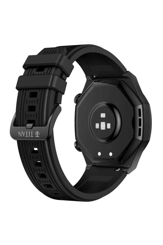 Maestro-Premium-Metal-Smartwatch-with-All-SS-construction -SingleSync-BT-Calling -Functional-Crown---Black