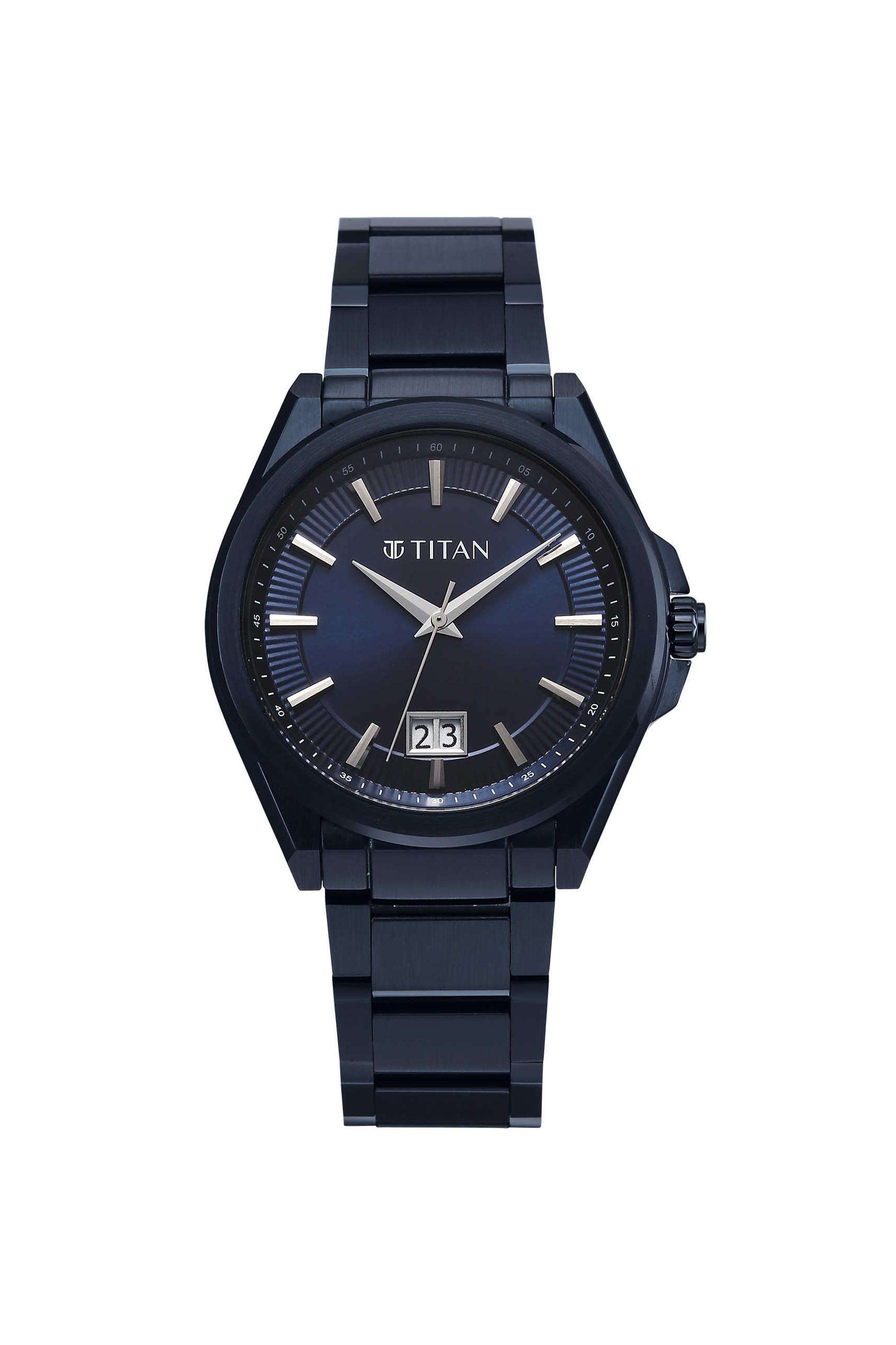 Classique-Big-Date-45x8.40x40-mm-Blue-Dial-Stainless-Steel-Analogue-Watch-For-Men---90219QM04