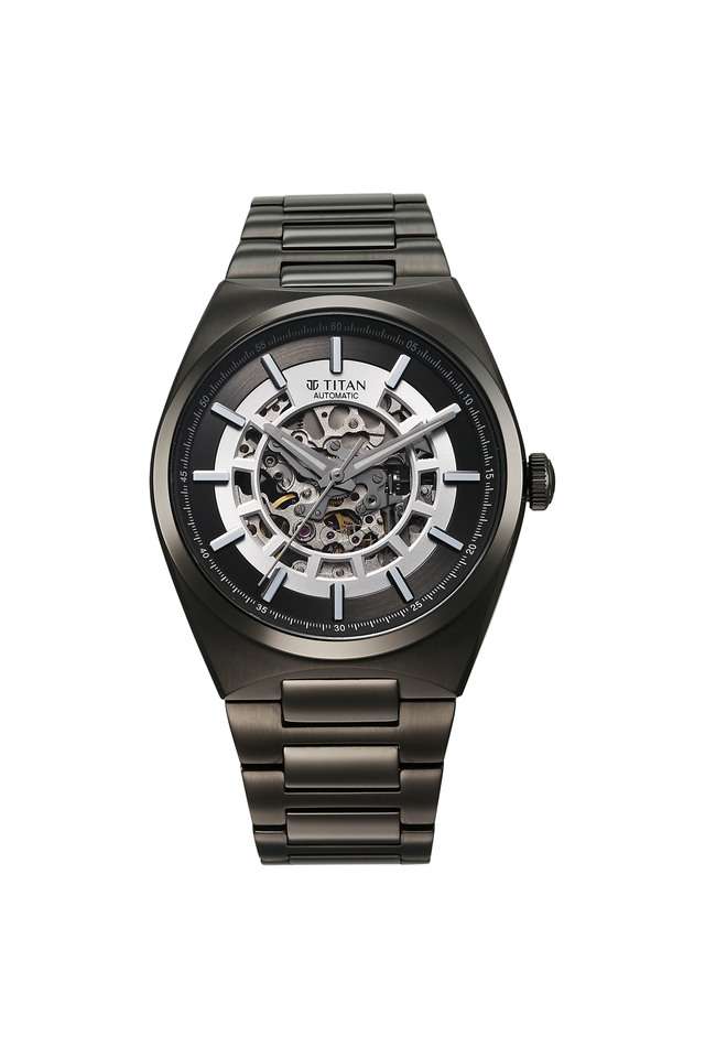 Nexus-Skeletal-Automatic-48-x-11.10-x-42-mm-Black-Dial-Stainless-Steel-Analogue-Wrist-Watch-for-Men---90221QM02