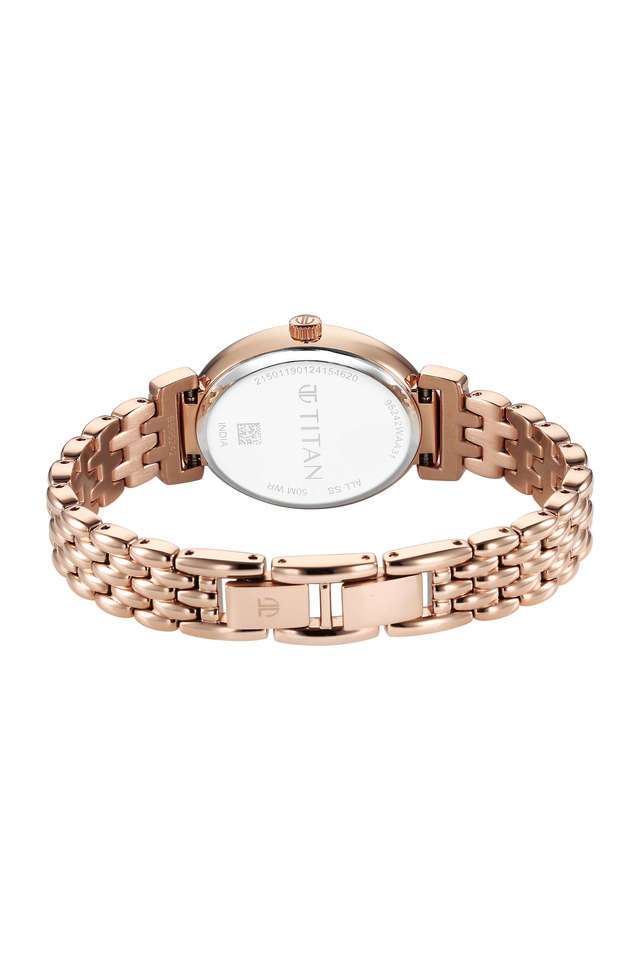 Purple-Aura-Phase-II-Rose-Gold-Dial-Stainless-Steel-Analogue-Watch-for-Women---95242WM01