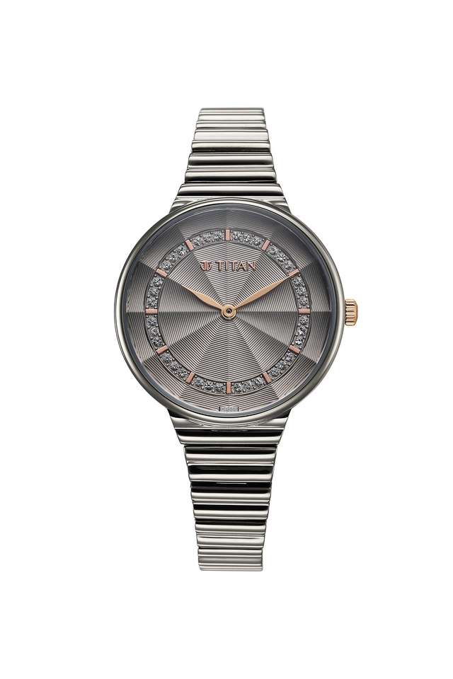 Aura-39-x-9.1-x-34-mm-Dark-Titanium-Dial-Stainless-Steel-Analogue-Watch-For-Women---95245KM02