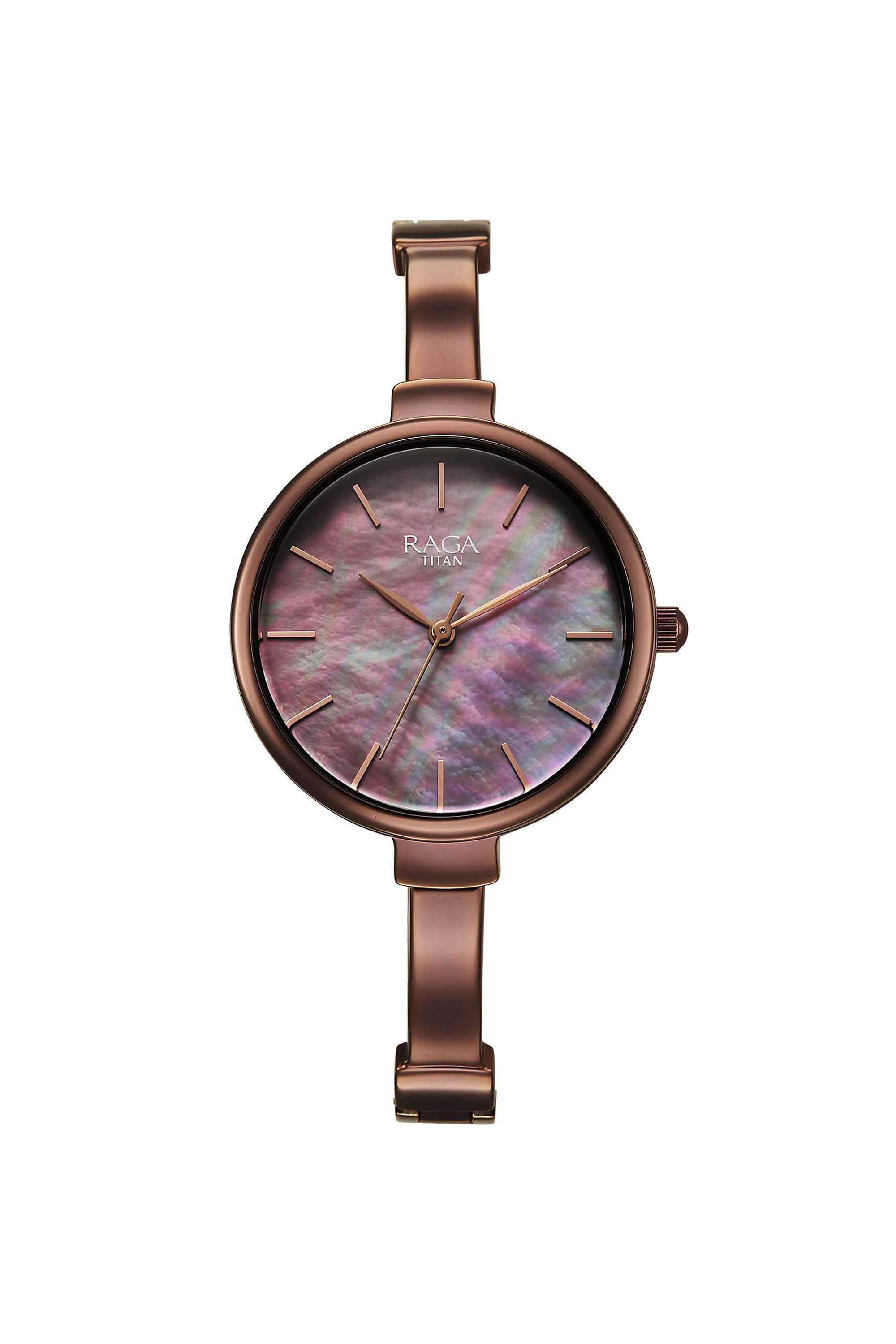Raga-Showstopper-3.0-Quartz-39-x-8.30-x-32-mm-Brown-Dial-Metal-Analogue-Wrist-Watch-for-Women---95273QM01
