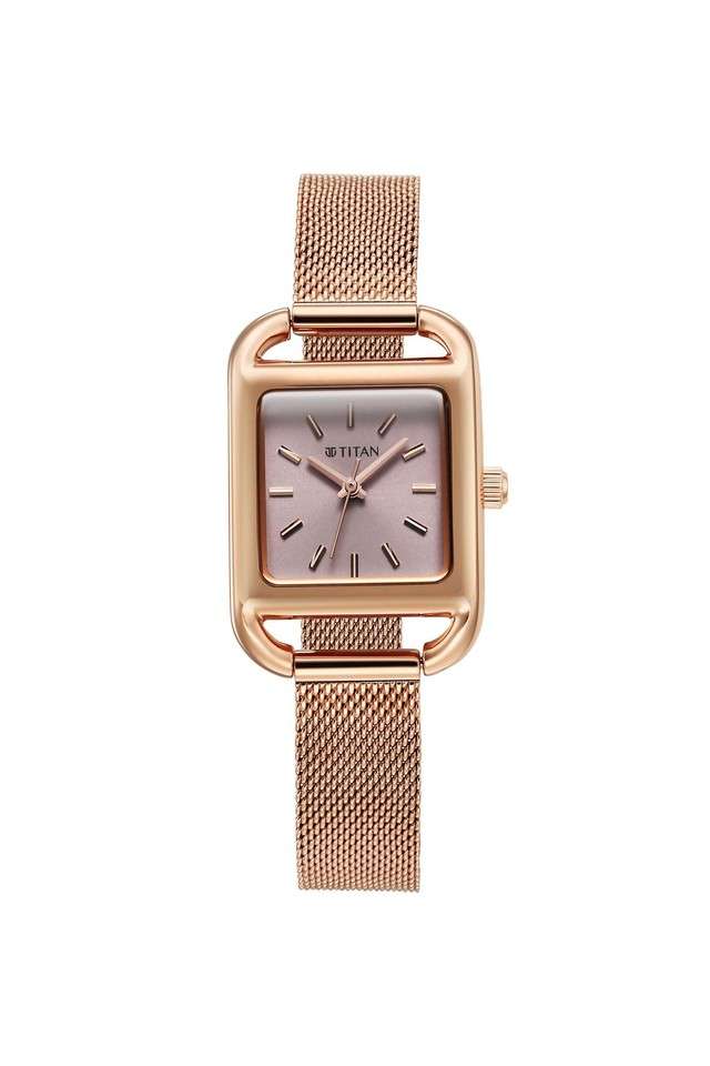 Quartz-35x7.10x24-mm-Rose-Gold-Dial-Stainless-Steel-Analogue-Watch-for-Women---95298WM01
