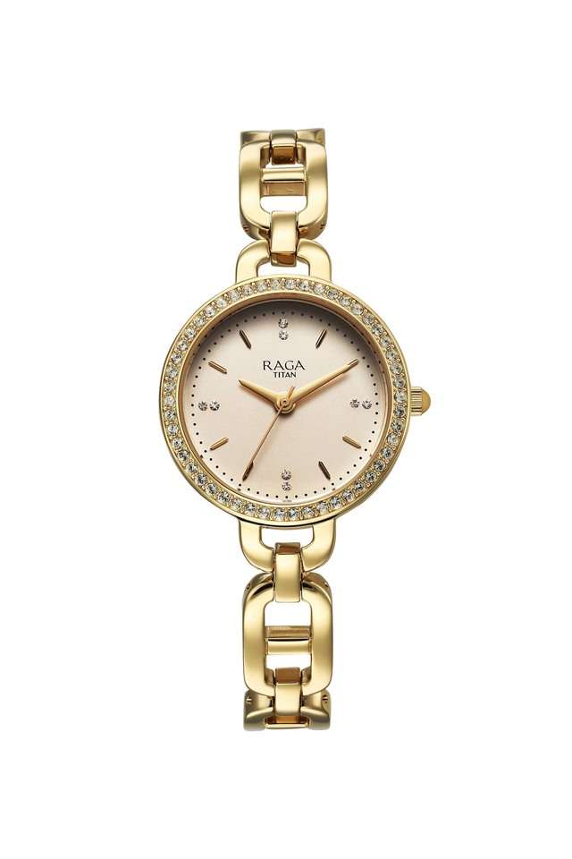 Raga-Showstopper-2.0-39.50-x-6.90-x-30-mm-Yellow-Dial-Metal-Analogue-Watch-For-Women---95305YM01