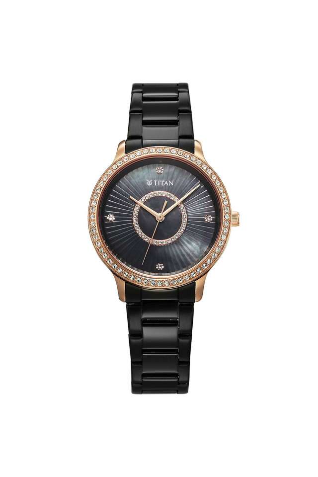 Purple-Glamour-Phase-II-38x8.45x33-mm-Stainless-Steel-Black-Dial-Analogue-Wrist-Watch-for-Women---95314KM01