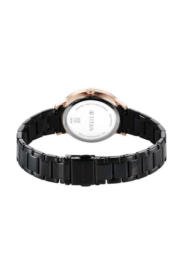 Purple-Glamour-Phase-II-38x8.45x33-mm-Stainless-Steel-Black-Dial-Analogue-Wrist-Watch-for-Women---95314KM01