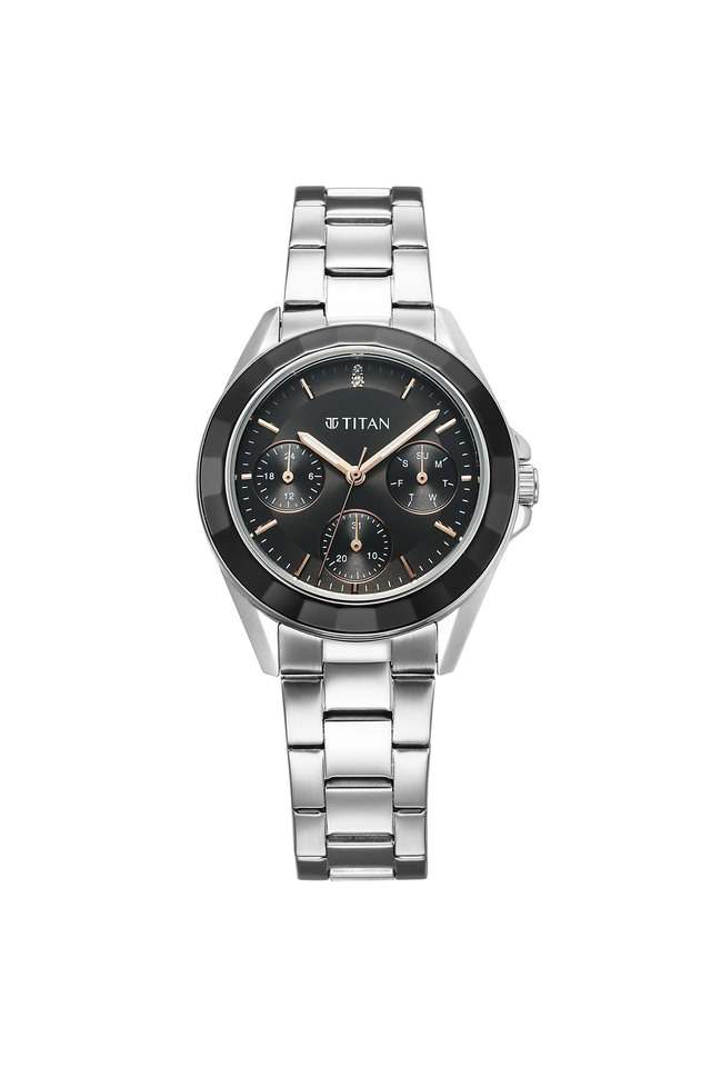 Purple-Glamour-Phase-II-39x8.65x33-mm-Stainless-Steel-Black-Dial-Analogue-Wrist-Watch-for-Women---95315KM01