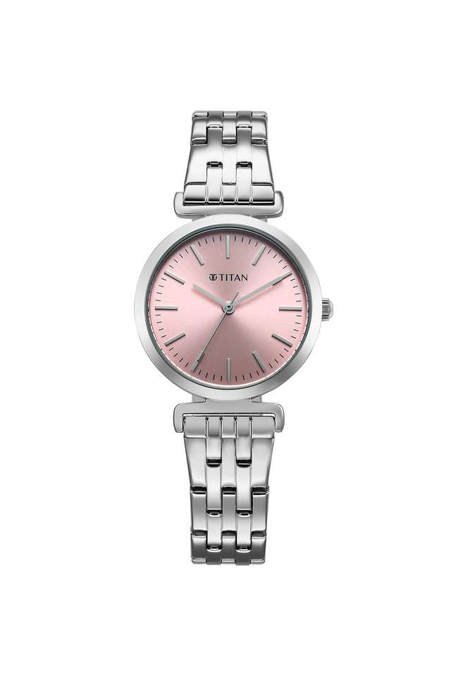 Workmode-Phase-I-35.50-x-6.90-x-30-mm-Pink-Dial-Stainless-Steel-Analogue-Watch-For-Women---95321SM01