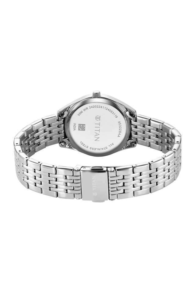 Workmode-Phase-I-37.50-x-7.15-x-28.50-mm-Green-Dial-Stainless-Steel-Analogue-Watch-For-Women---95322SM01