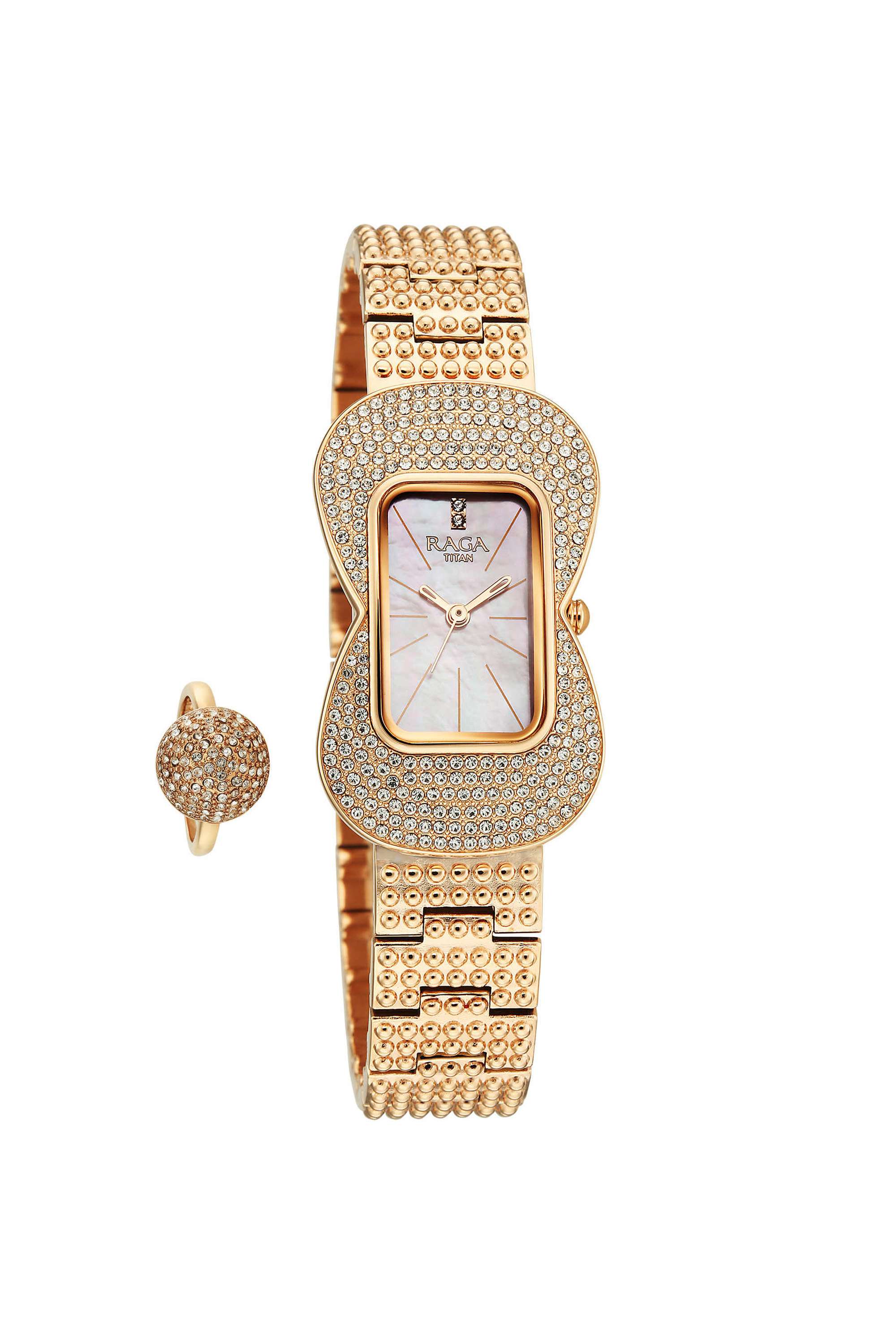 Raga-Glimmers-39.40x6.65x23.60-mm-Mother-of-Pearl-Brass-Analogue-Watch-For-Women---95340WM01F