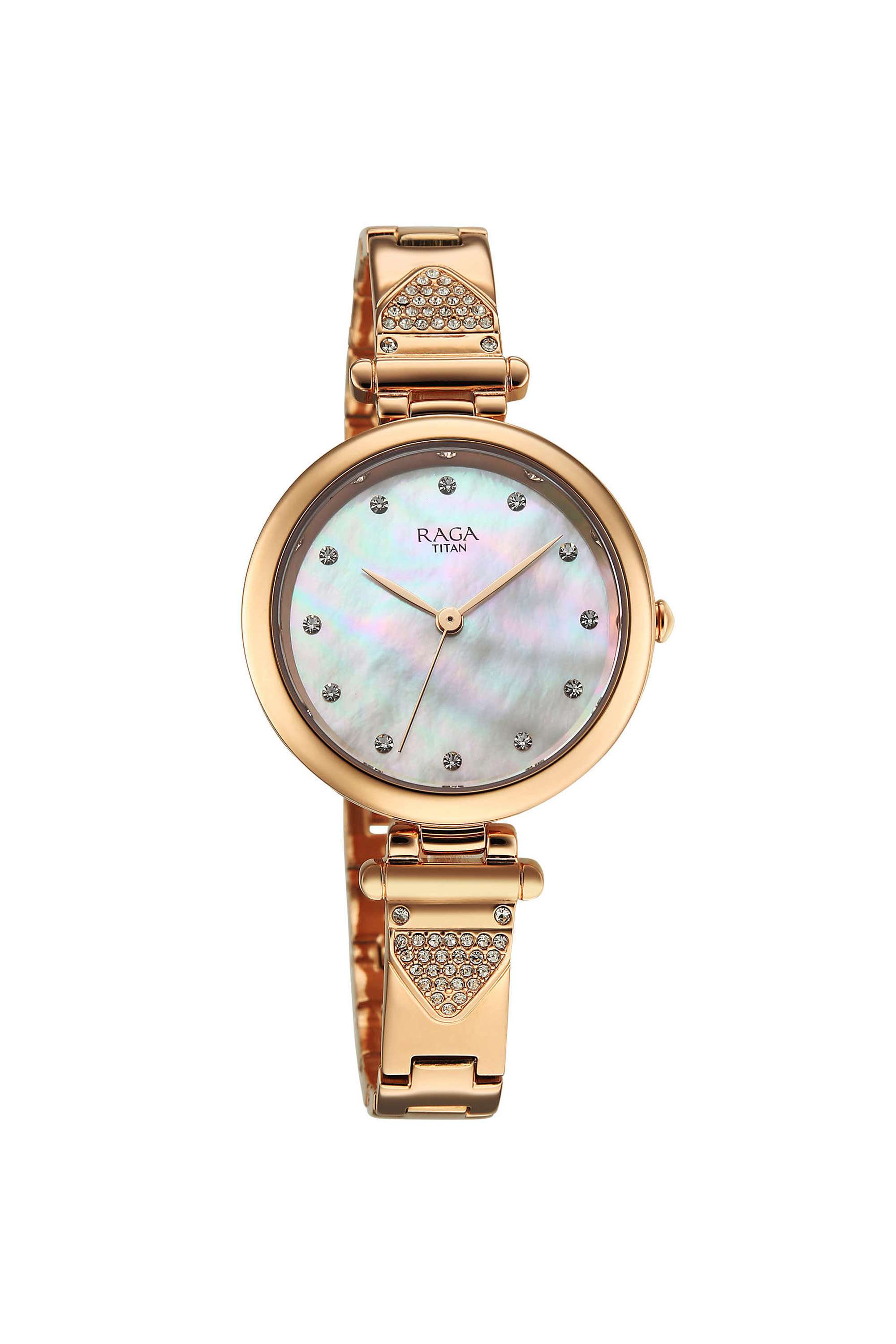 Raga-Glimmers-43.60x6.97x32.00-mm-Rose-Gold-/-Copper-Brass-Analogue-Watch-For-Women---95363WM01