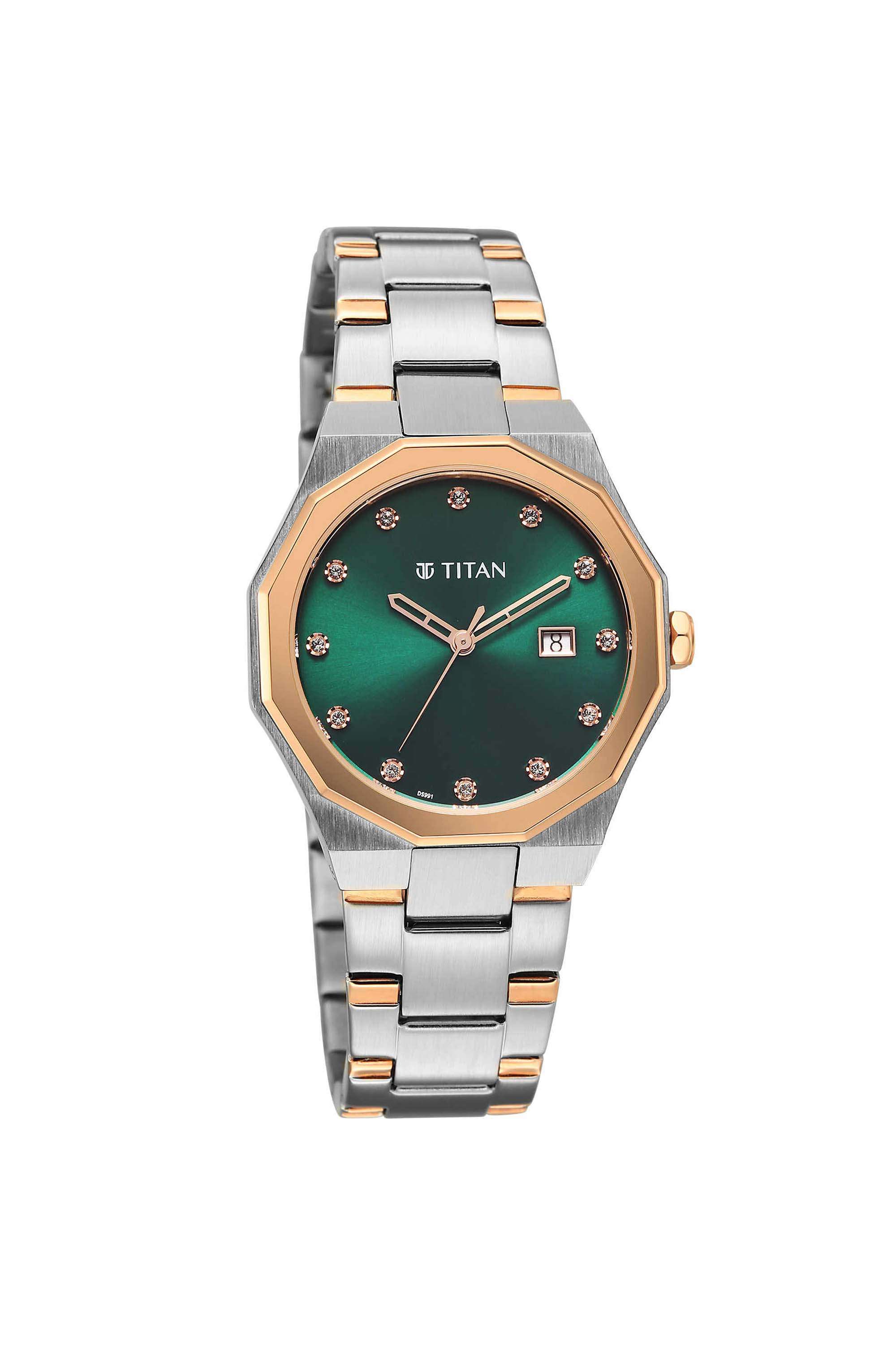 Purple-Radiance-38.5x7.6x32-mm-Green-Dial-Stainless-Steel-Analogue-Watch-For-Women---95376KM01