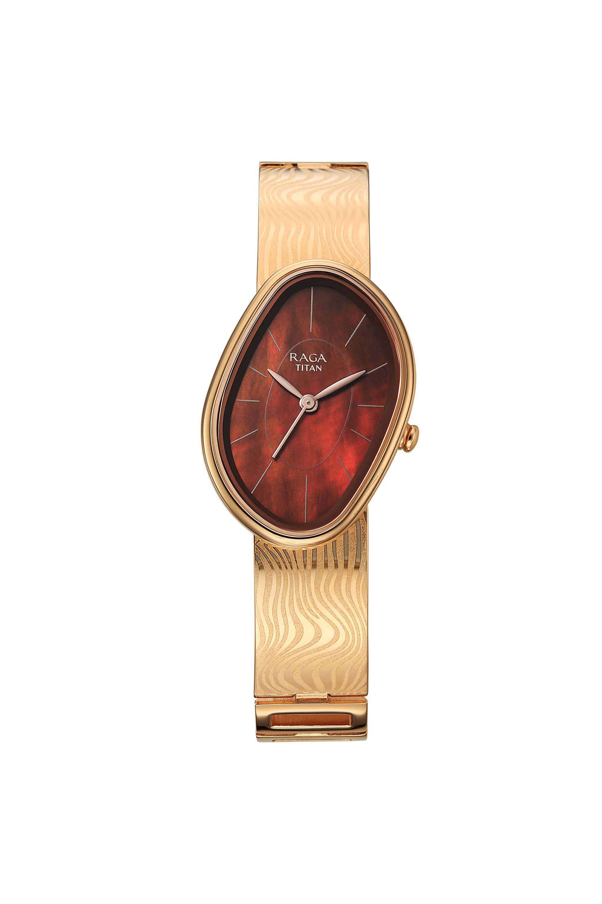 Raga-Sierra-36-x-6.55-x-26-mm-Brown-Dial-Metal-Analogue-Watch-For-Women---95390WM01