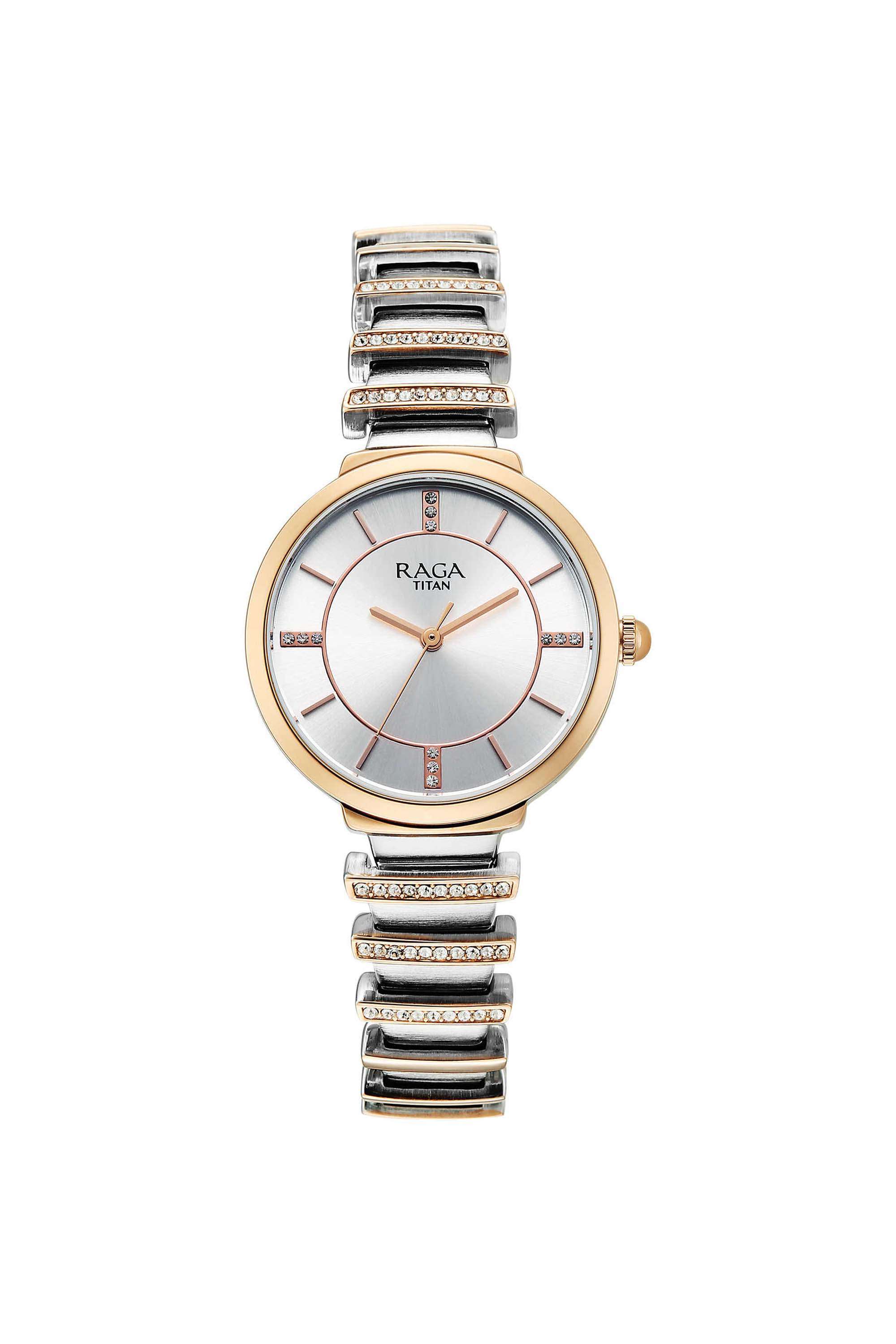 Raga-Spotlight-37.7-x-7.15-x-30-mm-Silver-Dial-Brass-Analogue-Watch-For-Women---95431KM01