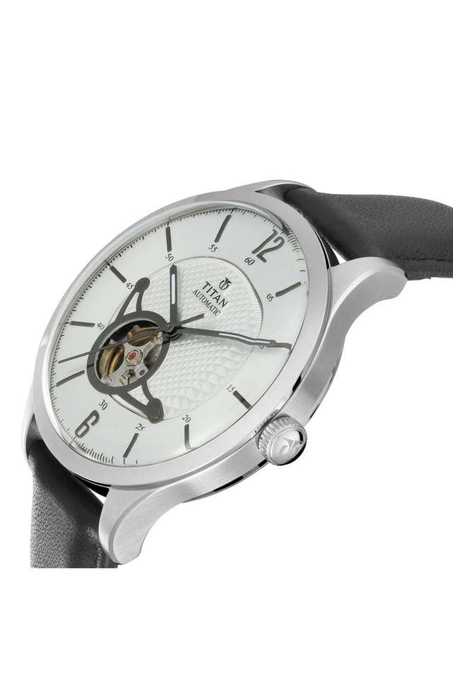 Mens-White-Dial-Automatic-Watch---90111SL01