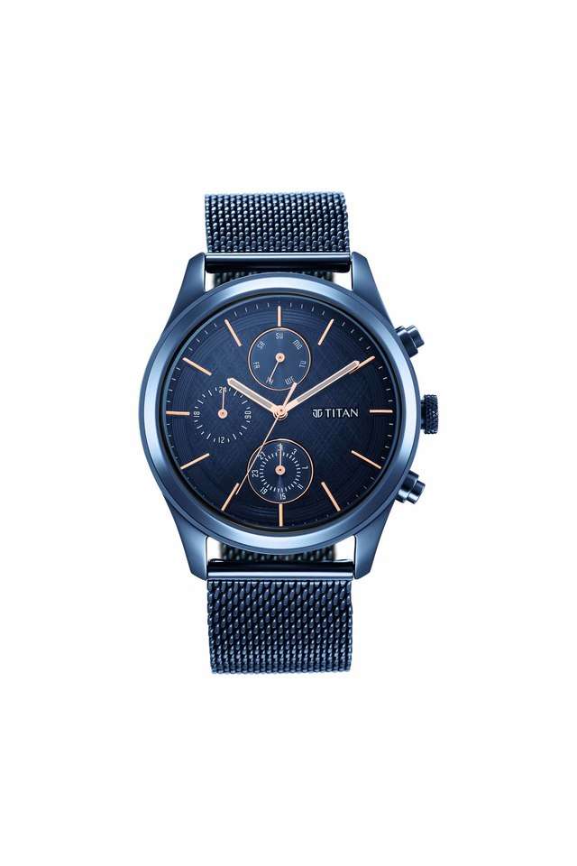 Mens-49.2-x-42-mm-NEO-Splash-Blue-Dial-Stainless-Steel-Analogue-Watch